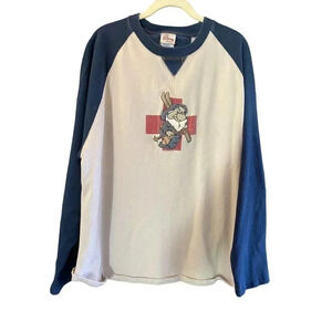 The Disney Store Raglan Sleeve Shirt Crew Neck Grumpy Snow White Print XL